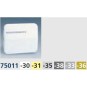 TECLA ANCHA MARFIL CON VISOR PARA INTERRUPTOR CONMUTADOR Y CRUZAMIENTO SIMON 72011-31