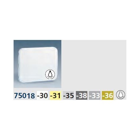TECLA ANCHA MARFIL SIMBOLO LUZ PARA PULSADOR SIMON 75018-31