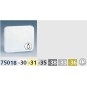 TECLA ANCHA MARFIL SIMBOLO LUZ PARA PULSADOR SIMON 75018-31