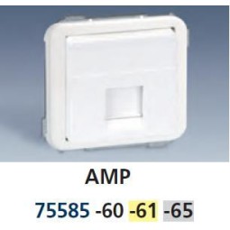 TECLA ANCHA MARFIL PARA 1 CONECTOR RJ45 SIMON 75585-61