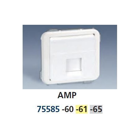 TECLA ANCHA MARFIL PARA 1 CONECTOR RJ45 SIMON 75585-61