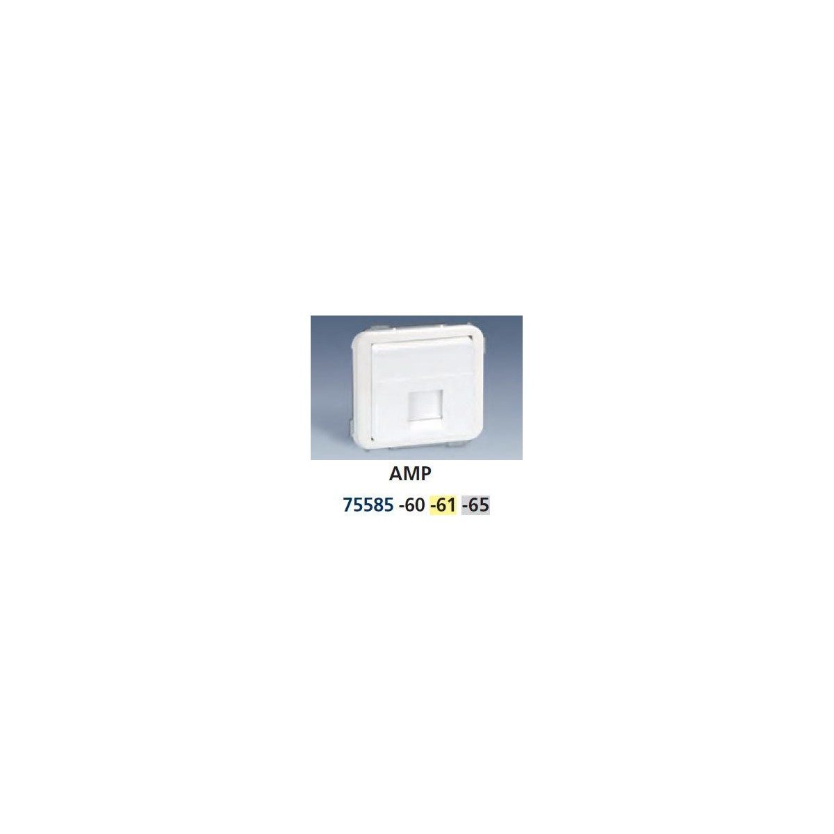 TECLA ANCHA MARFIL PARA 1 CONECTOR RJ45 SIMON 75585-61