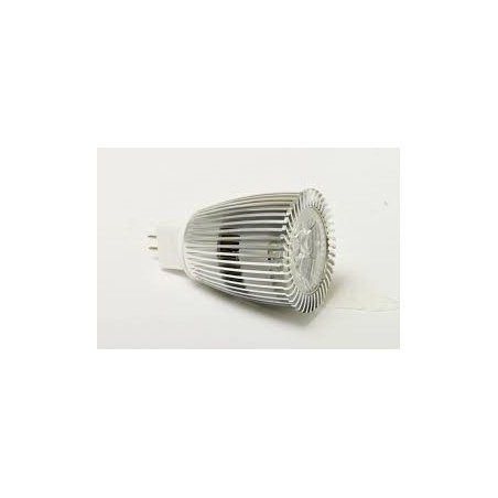 Bombilla dicroica led 9w mr16 12v ac 60º blanco frio 6000k 560lm Solbright 1023