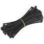Brida sujetacables negra 200x4.8mm Bolsa 100 Unidades