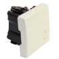 PULSADOR ANCHO MARFIL SIMBOLO LUZ SIMON 27151-62