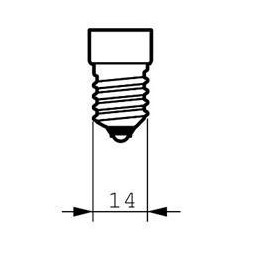 Bombilla fluorescente bajo consumo 11W 230V E14 2700K Luz Blanco Calido Philips 80116610