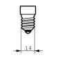 Bombilla fluorescente bajo consumo 11W 230V E14 2700K Luz Blanco Calido Philips 80116610