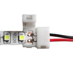 Conector inicio para tiras de leds SMD 5050 Agfri 15292