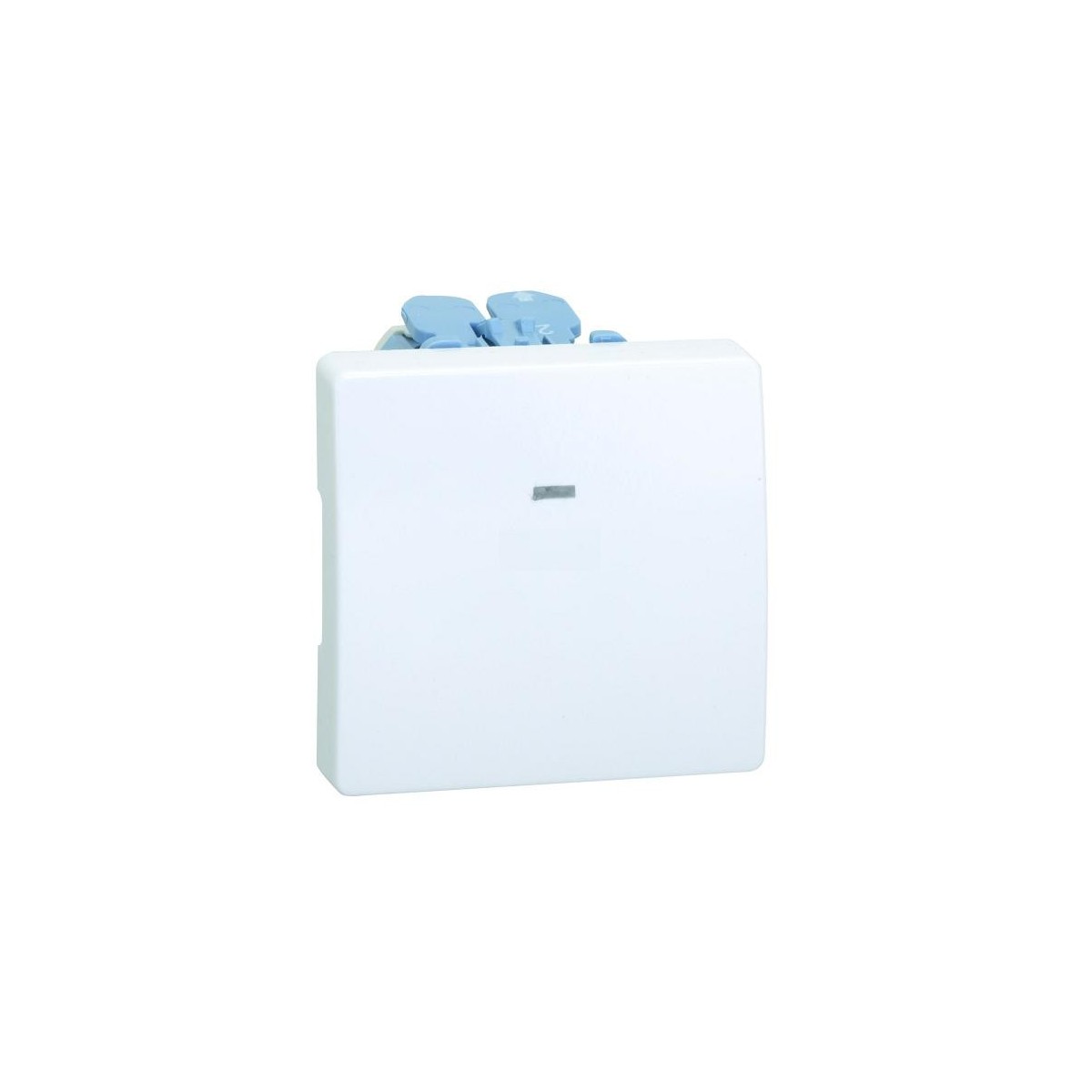 Cruzamiento ancho blanco con luminoso incorporado Simon 27254-65