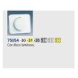 TECLA BLANCA CON DISCO LUMINOSO PARA REGULADORES DE TENSION SIMON 75054-30