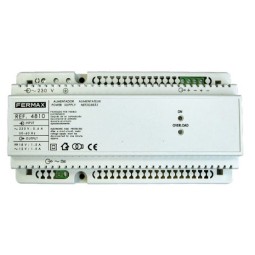 Alimentador DIN10 230Vac 12Vac+18Vdc 1.5A Fermax 4810