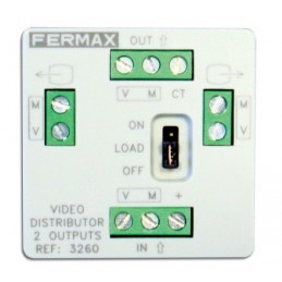 Mini distribuidor de video 2 salidas Fermax 3260