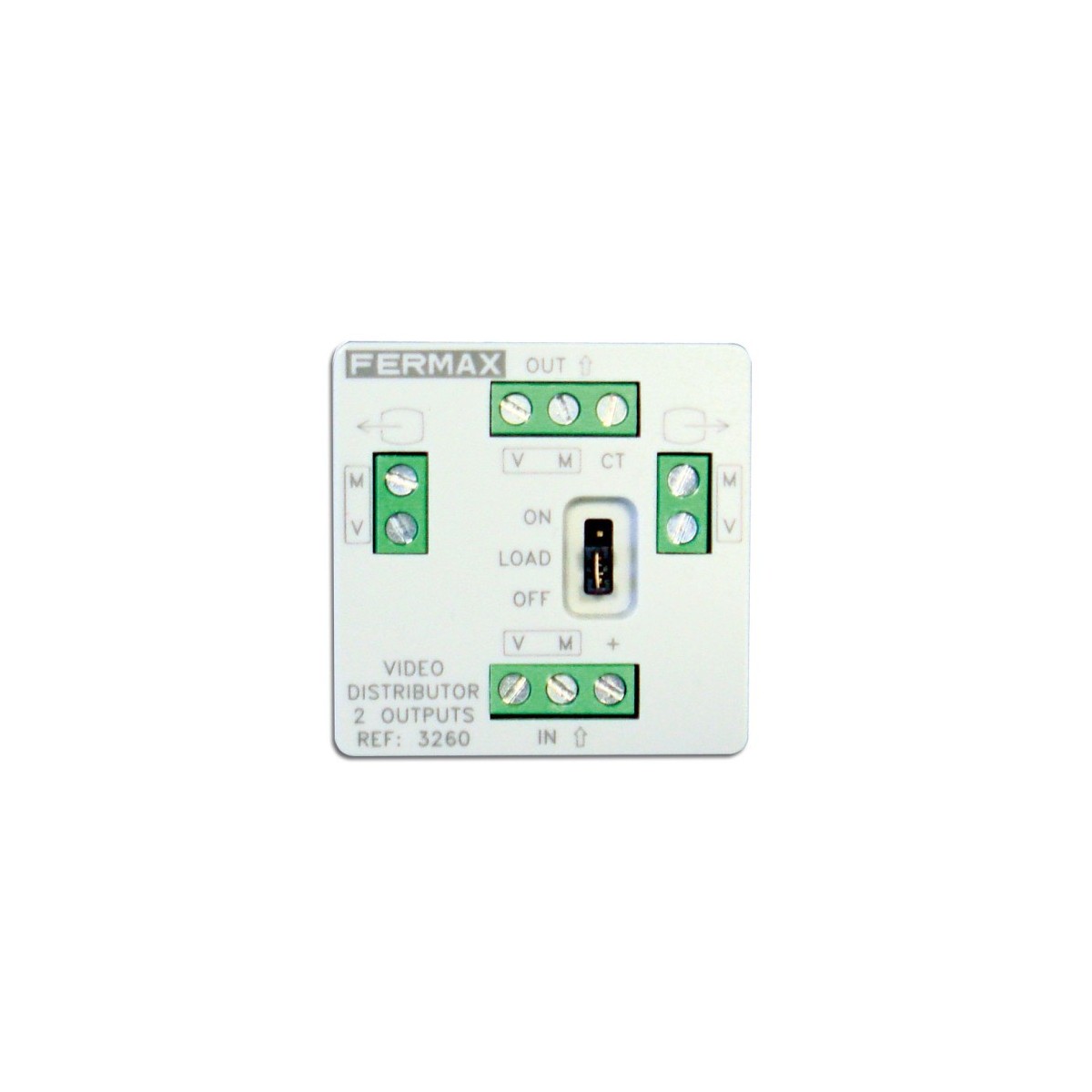 Mini distribuidor de video 2 salidas Fermax 3260