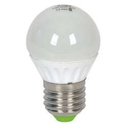 Bombilla led esferica 5.5w 230v e27 450lum luz blanco calido 3000k Ilogo