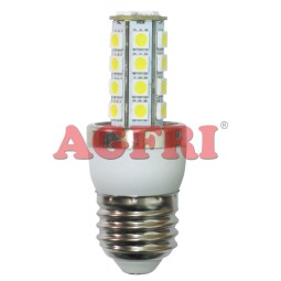 Bombilla led panocha 5w 230v e27 450lum luz blanco calido 2900-3100k Agfri 4033