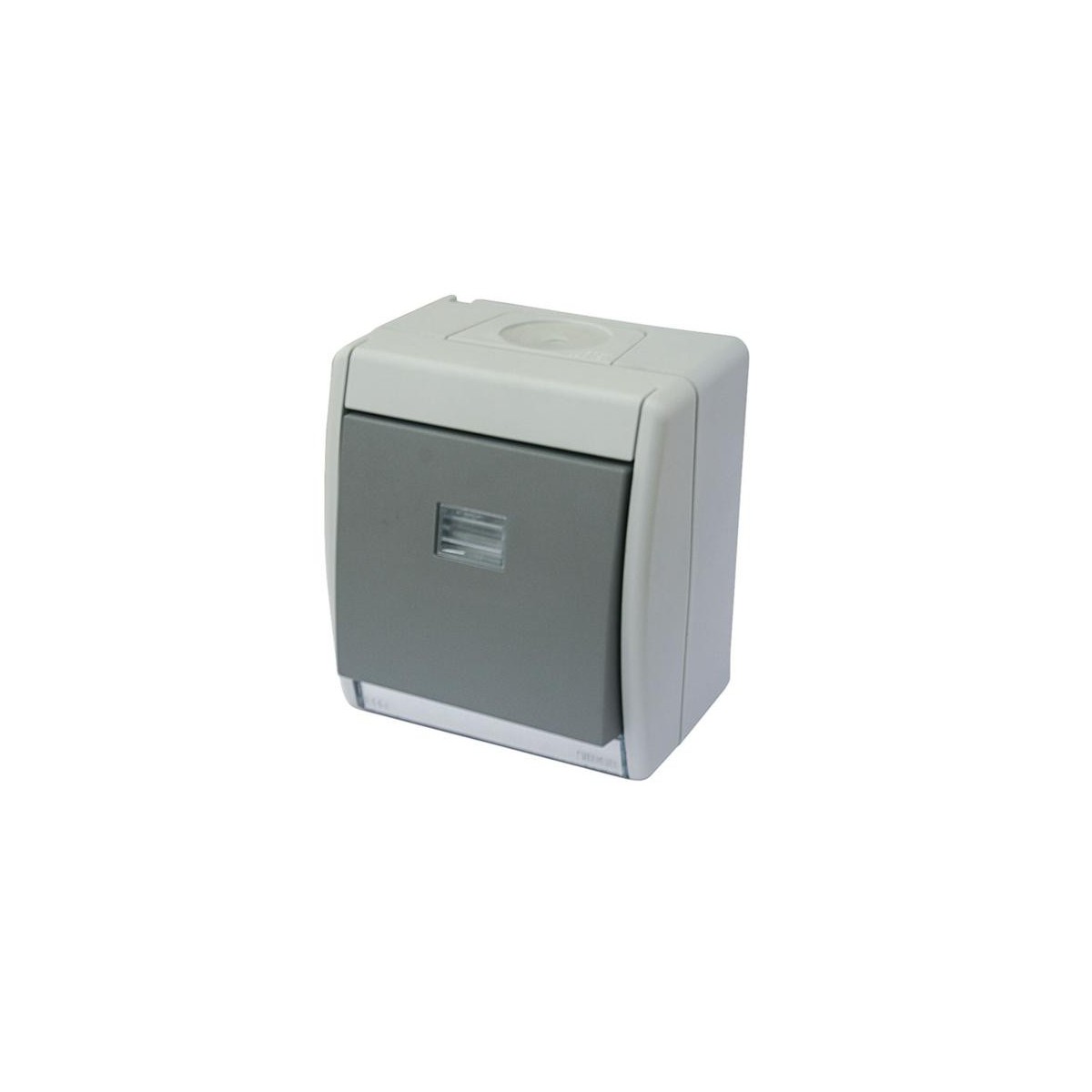 Caja estanca Simon 44 Aqua con tecla simple IP55 para mecanismos Simon 27
