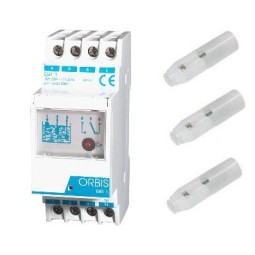 Rele EBR-1 con 3 sondas Orbis para control de liquidos