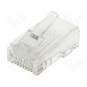 CLAVIJA MACHO RJ45 CATEGORIA 6 UTP