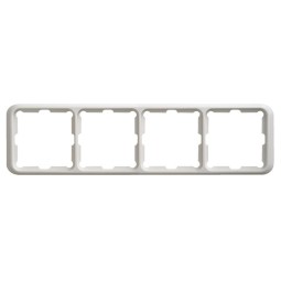 Marco 4 elementos blanco Serie 75 Simon 75640-30