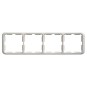 Marco 4 elementos blanco Serie 75 Simon 75640-30