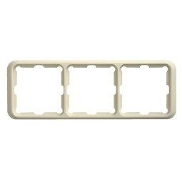 Marco 3 elementos marfil Serie 75 Simon 75630-31
