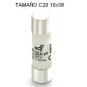 Fusible C20 10x38 6Amp cilindrico ceramico