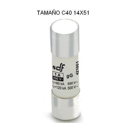 FusibleC40 14x51 32Amp cilindrico ceramico