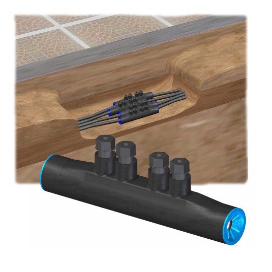 Manguito MTP-50 bimetalico redes subterraneas BT 25-50mm2 Niled