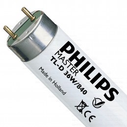 Tubo fluorescente 36w 840 Blanco Neutro Master TL-D Philips 63201240 25 Unidades