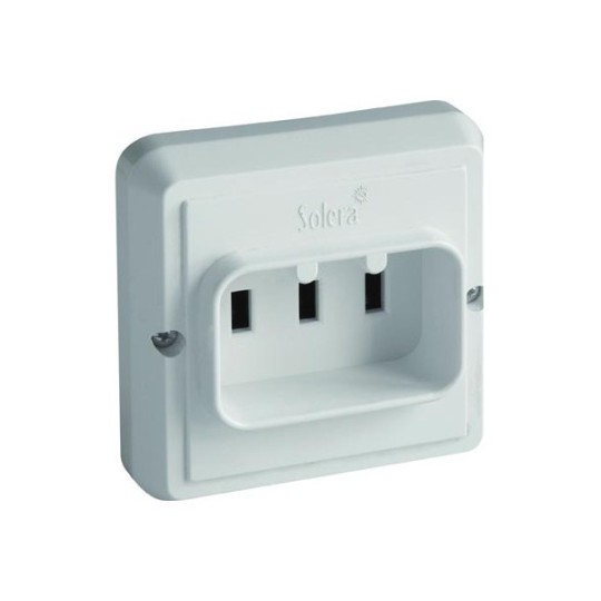 Base enchufe 25A 1P+N+T 230V Solera 6827