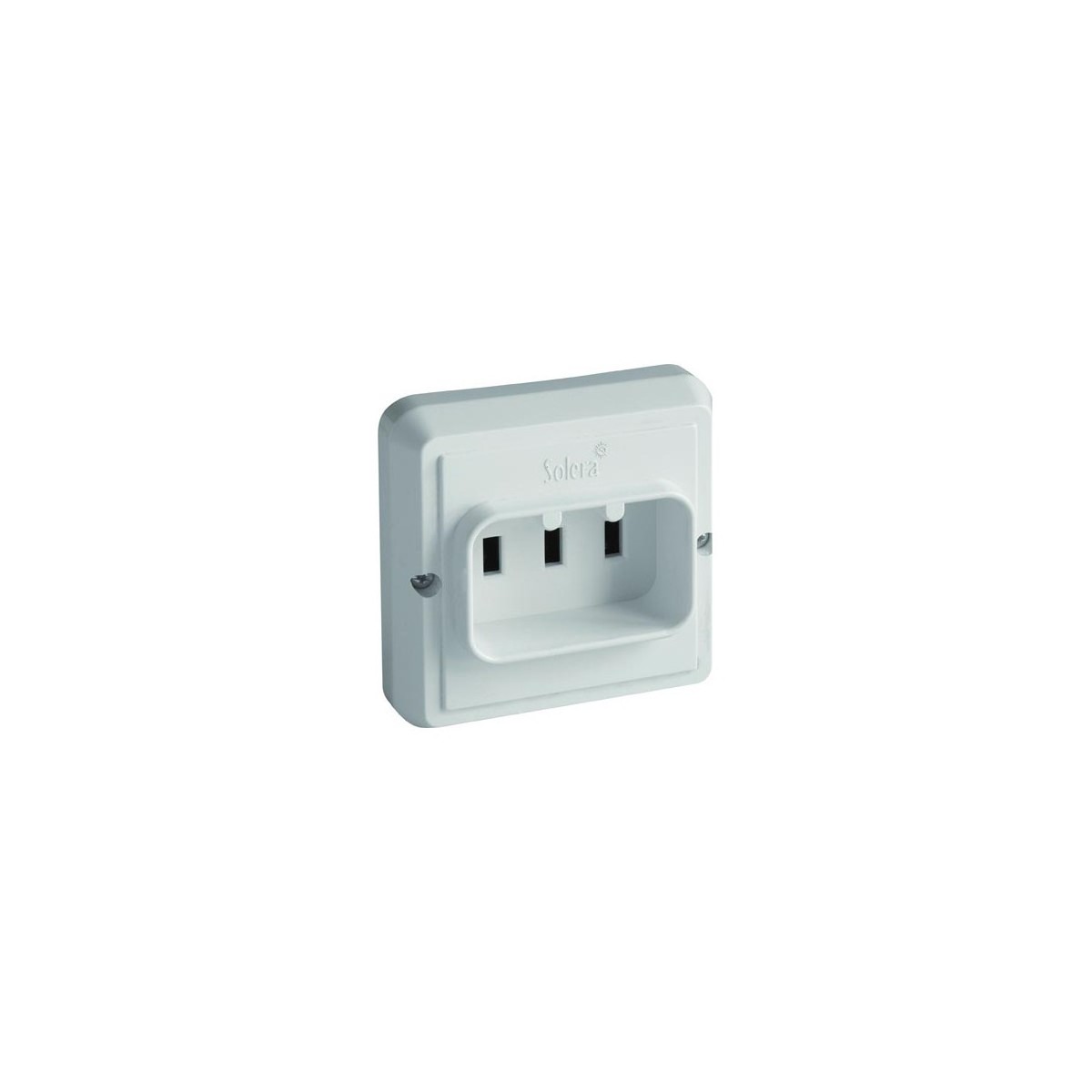 Base enchufe 25A 1P+N+T 230V Solera 6827
