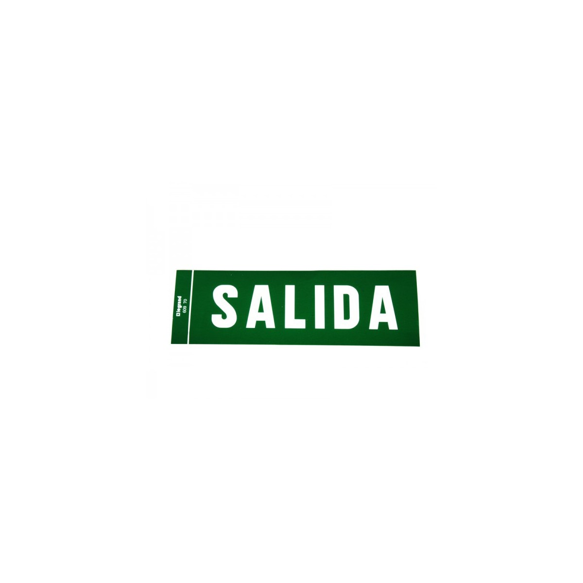 Etiqueta adhesiva SALIDA para luz emergencia Legrand 060970