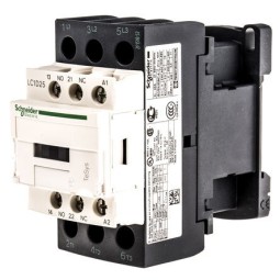 Contactor riel 3 polos 25 Amp 1NA 1NC 400V Telemecanique LC1D25V7