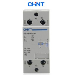 Contactor riel 2NA 40AMP Bobina 230/240V Chint NCH8-40/20