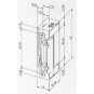 Cerradura electrica 10-24V AC/DC automatica ajustable