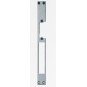 Armadura larga para cerradura electrica para puertas de aluminio