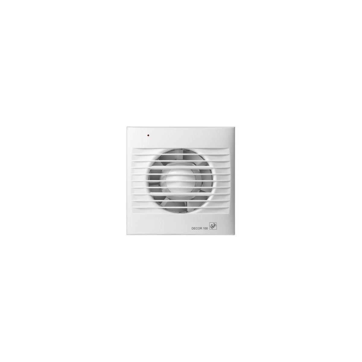 Extractor de baño S&P Decor 100CR Compuerta antirretorno y Temporizado