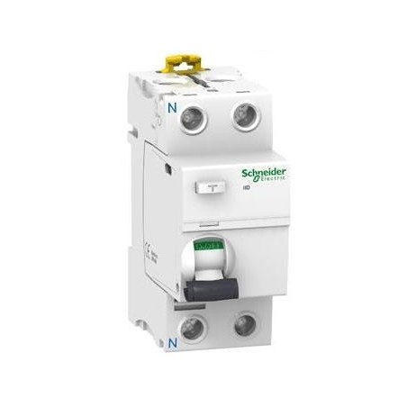 Interruptor Diferencial 2P 25Amp 30mA A9R60225 Schneider Electric