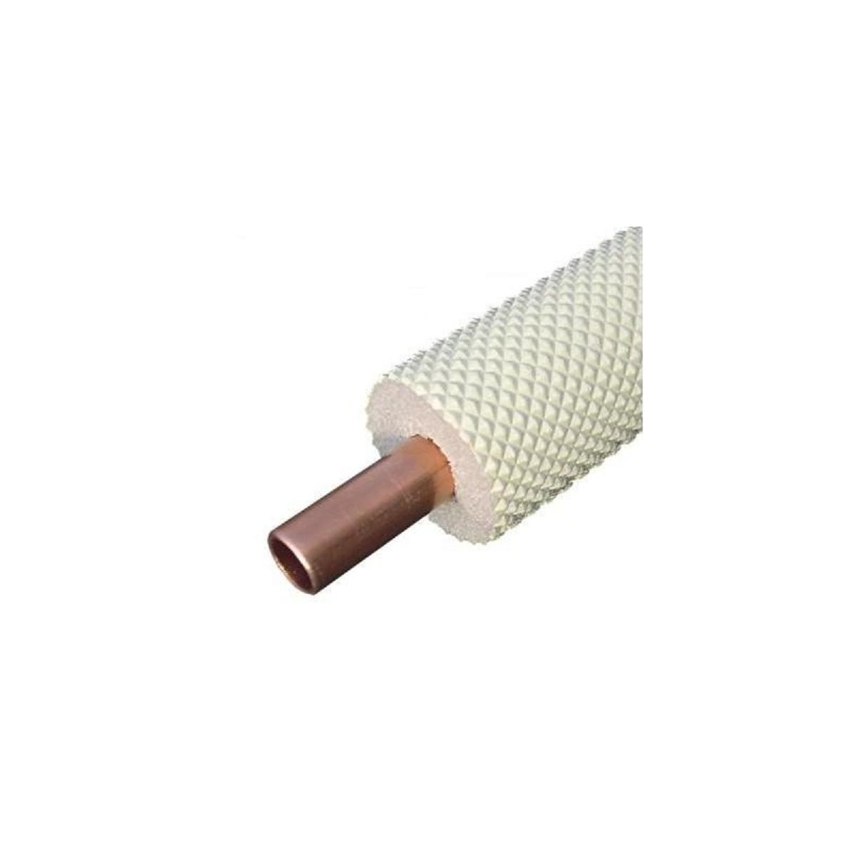 25 Mts Tubo de cobre aislado 3/8" 9,52mm para aire acondicionado