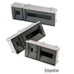 Caja automaticos empotrar 4 elementos puerta fume Vilaplana 853