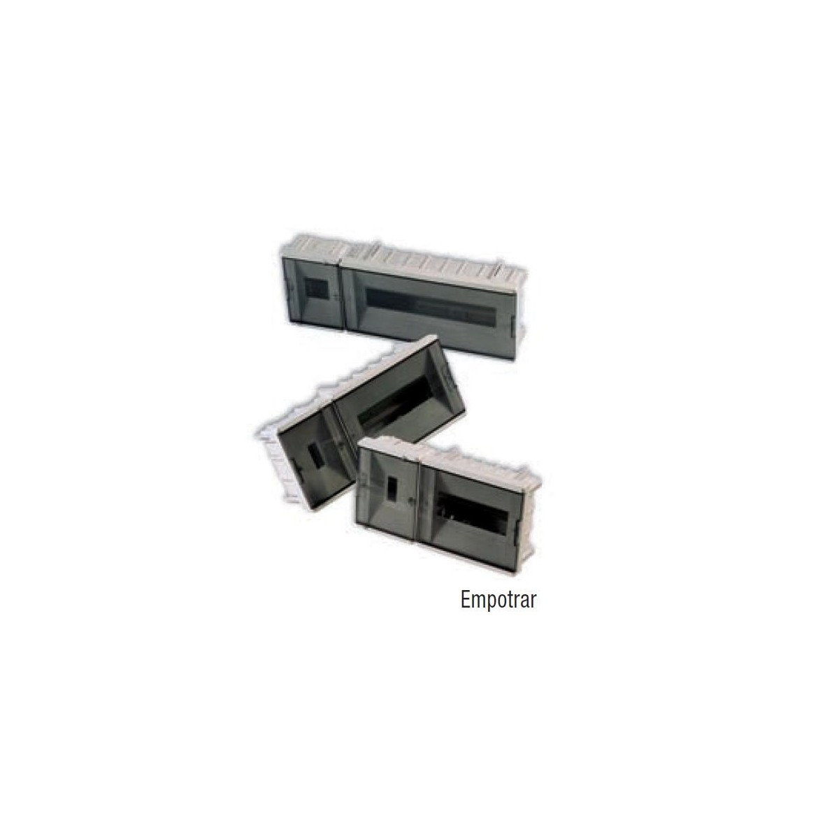 Caja automaticos empotrar 4 elementos puerta fume Vilaplana 853