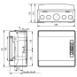 Caja automaticos superficie estanca 8 elementos Ide CDN8PT