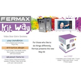 Kit Videoportero Way 7" 1/L Fermax 1401