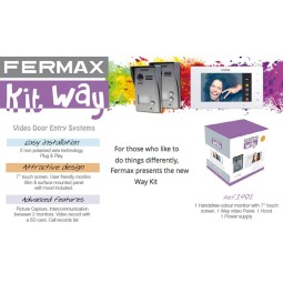 Kit Videoportero Way 7" 1/L Fermax 1401