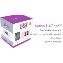 Videoportero Kit Way 7" 2 Hilos Color 2 Lineas Fermax 1402