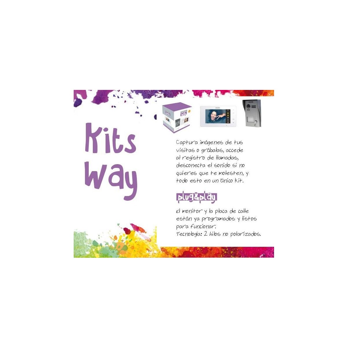 Kit Videoportero Way 7" 1/L Fermax 1401