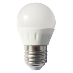 Bombilla led esferica 5w 230v e27 550lum luz blanco calido 2700-2900k Agfri 6066