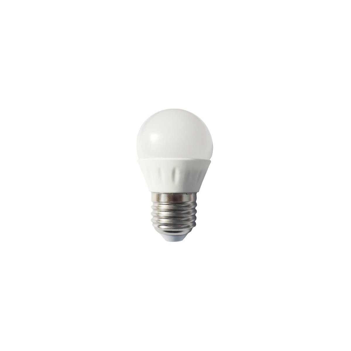 Bombilla led esferica 5w 230v e27 550lum luz blanco calido 2700-2900k Agfri 6066