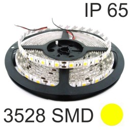 5 Mts Tira Led blanco calido 24w 4.8W/M 12v 120º 2800k 140Lm estanca SMD3528 Agfri 15203