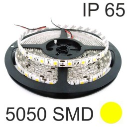 5 Mts Tira Led blanco calido 70w 14W/M 12v 120º 2800k 140Lm estanca SMD5050 Agfri 15153